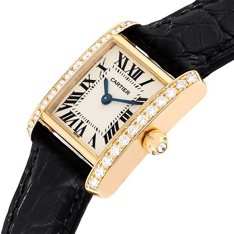 cartier tank ladies diamond|cartier tank lc watch.